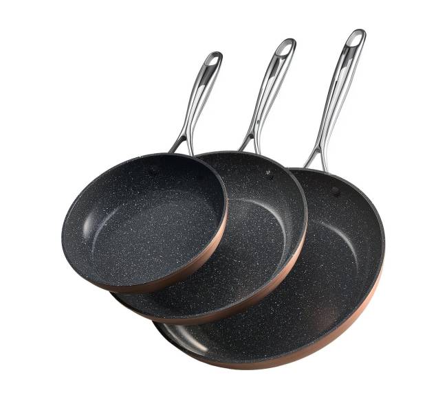 3 dalių aliuminio keptuvių rinkinys0