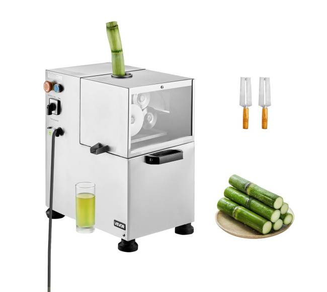 Elektrinė cukranendrių sulčiaspaudė 800W su 4 voleliais0