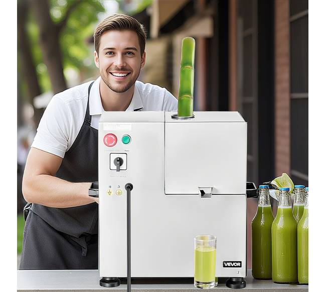 Elektrinė cukranendrių sulčiaspaudė 800W su 4 voleliais7