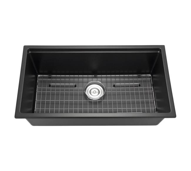 84 cm granito virtuvinė kriauklė po stalviršiu9