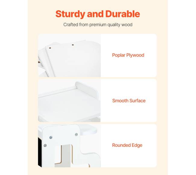 Montessori staliukas ir kėdutė su lentos paviršiumi3