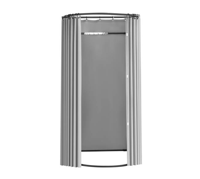 Nešiojama persirengimo kabina 100 cm pusapvalė0