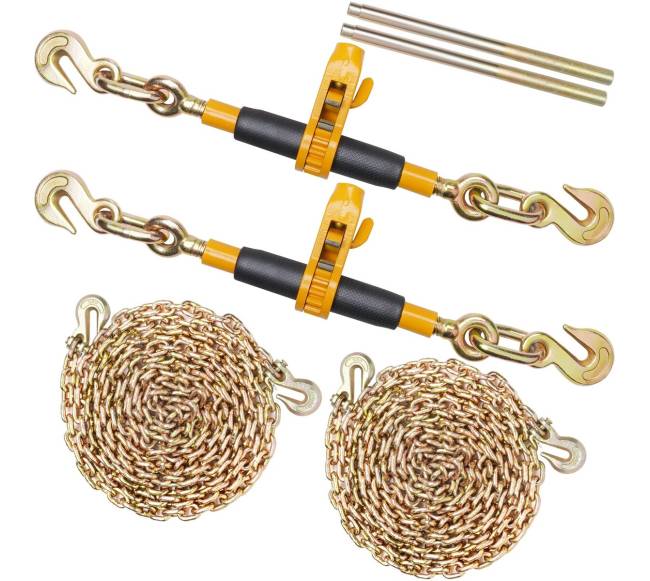 Grandinys su ratcheto įtempikliu 7100 kg 2 vnt.0