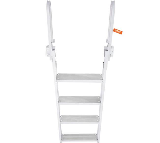 Aliuminės laiptų kopėčios su atverčiamu mechanizmu0