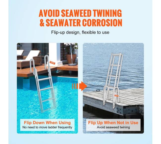 Aliuminės laiptų kopėčios su atverčiamu mechanizmu2