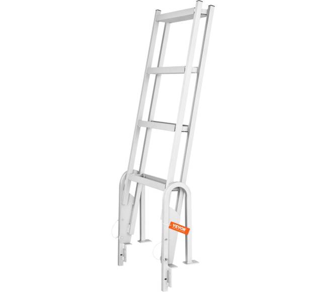 Aliuminės laiptų kopėčios su atverčiamu mechanizmu9