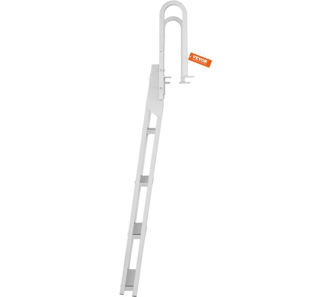 Aliuminės laiptų kopėčios su atverčiamu mechanizmu10