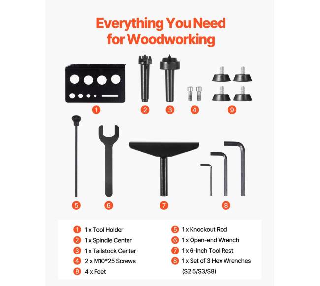 Medžio tekinimo staklės 1 AG 30 cm x 46 cm5