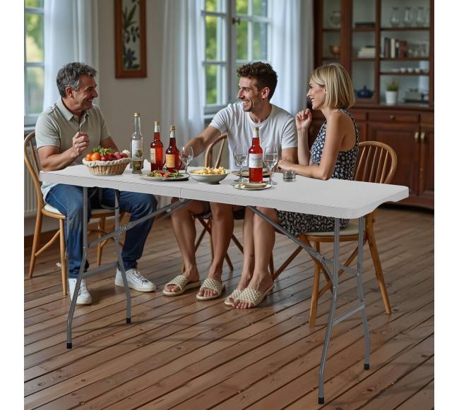 180 cm sulankstomas plastikinis lauko stalas7