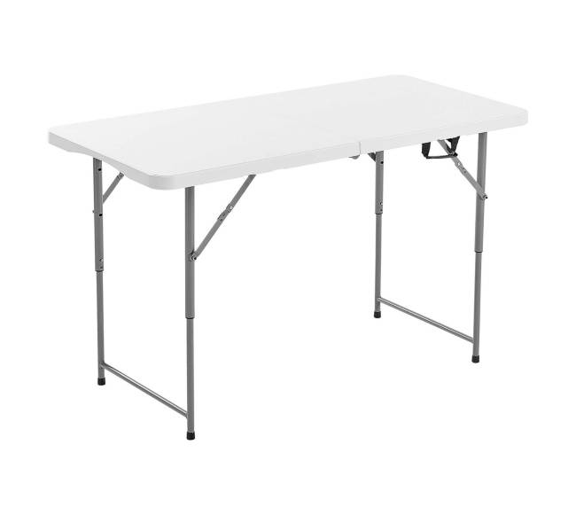Sulankstomas plastikinis stalas 122cm vidaus ir lauko naudojimui0