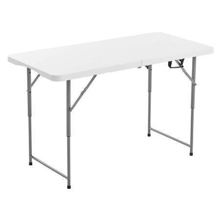 Sulankstomas plastikinis stalas 122cm vidaus ir lauko naudojimui0