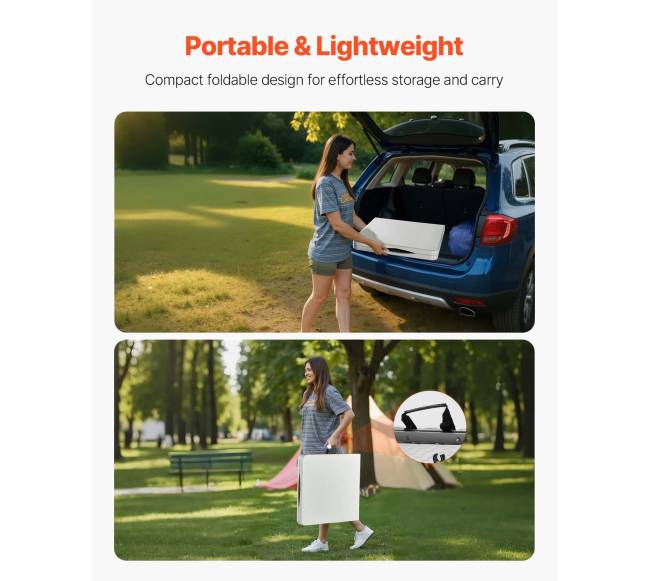 Sulankstomas plastikinis stalas 122cm vidaus ir lauko naudojimui4