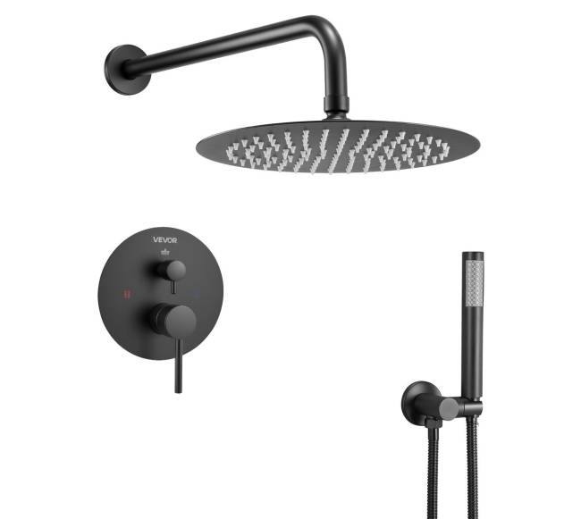 Vonios dušo komplektas su apvaliu galvučiu9