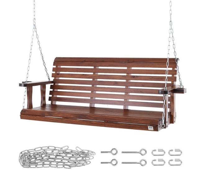 Medinė sūpynė kiemui, 170 cm8