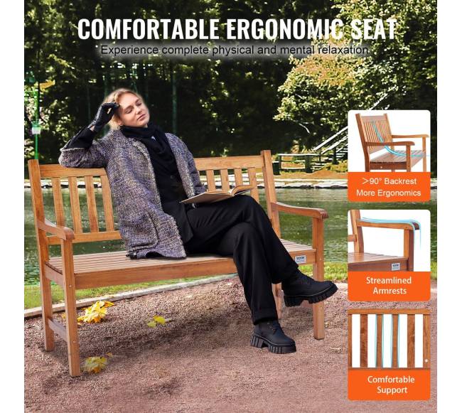 lauko medinė suoliukas 127 cm3