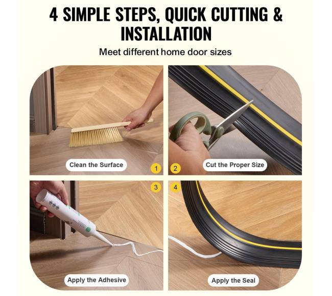 Garažo durų slenkstinukas 5 m atsparus vandeniui5