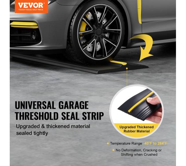 Garažo slenksčio sandarinimo juosta 3,7 m1