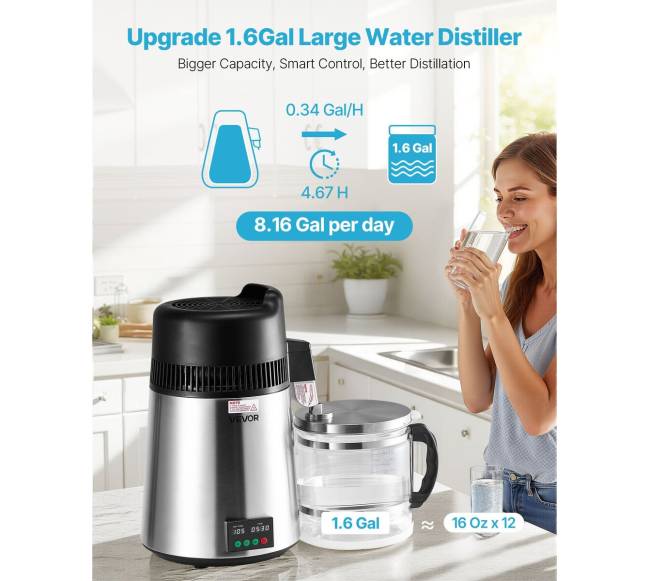 6 l vandens distiliatorius, 900 W plieninis1