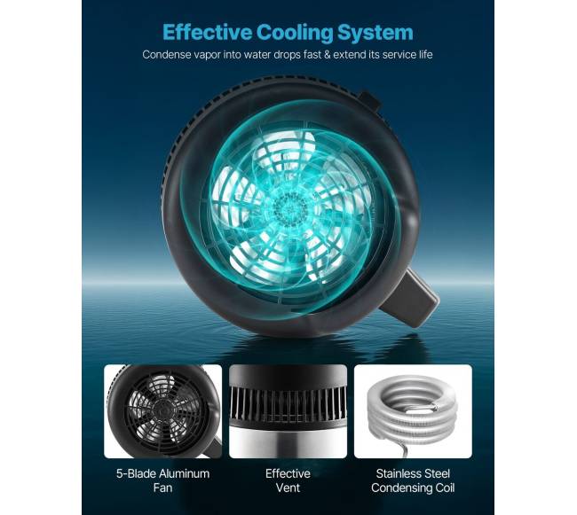 6 l vandens distiliatorius, 900 W plieninis5