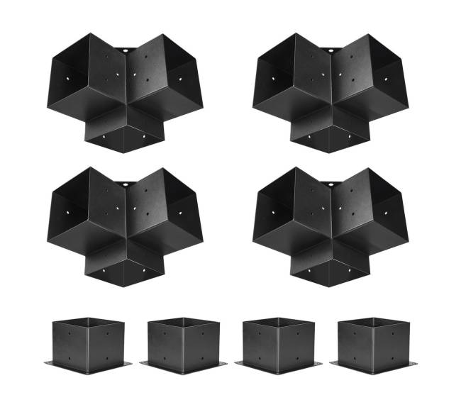 6x6 colių pergolos laikiklių rinkinys0