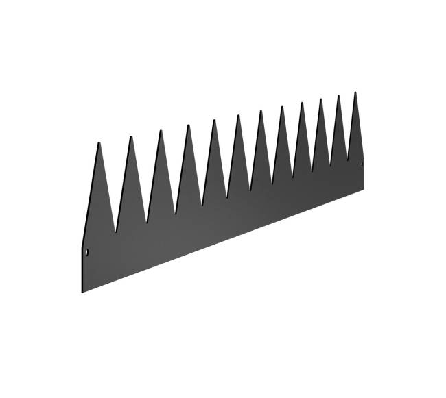 Plieninis vejos kraštinių tvirtinimas, 6 vnt., juodas10