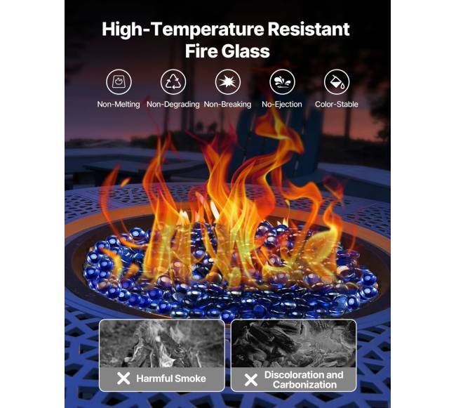 ugniai atsparūs stiklai lauko židiniams, mėlyni2