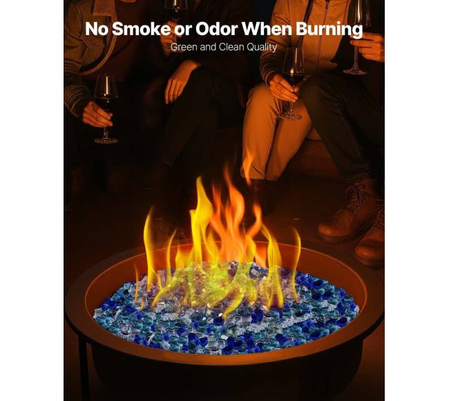 10 svarų stiklas židiniui, 3 spalvos3