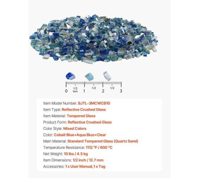 10 svarų stiklas židiniui, 3 spalvos6