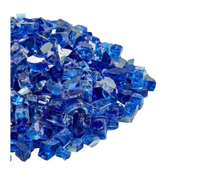 10 svarų ugnies stiklas, 12 colio, mėlynas9