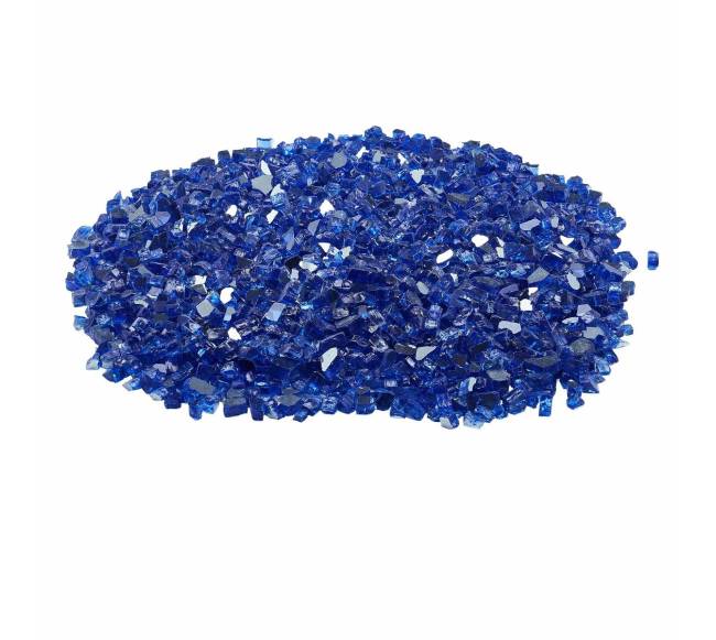 10 svarų ugnies stiklas, 12 colio, mėlynas10