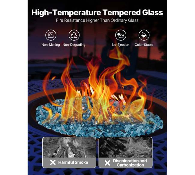 Akvamarino spalvos ugnies stiklas ugniakurui2