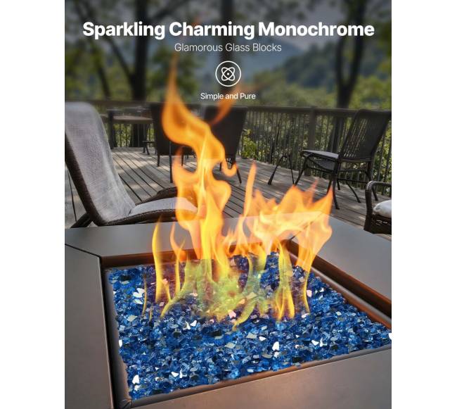 Mėlynas židinių stiklas 12,7 mm 4,5 kg1