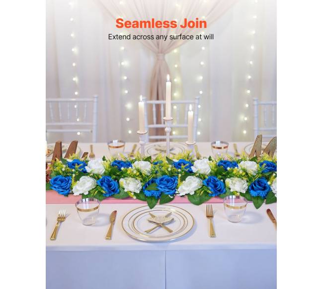 Dirbtinių gėlių puokštės vestuvių dekoracijoms3