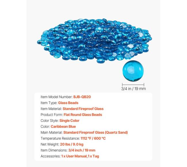 20 svarų mėlynas židinys stiklas6