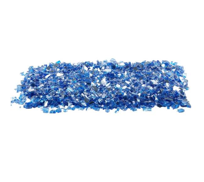 mėlynos spalvos židinys stiklo uolienos 4,5 kg8