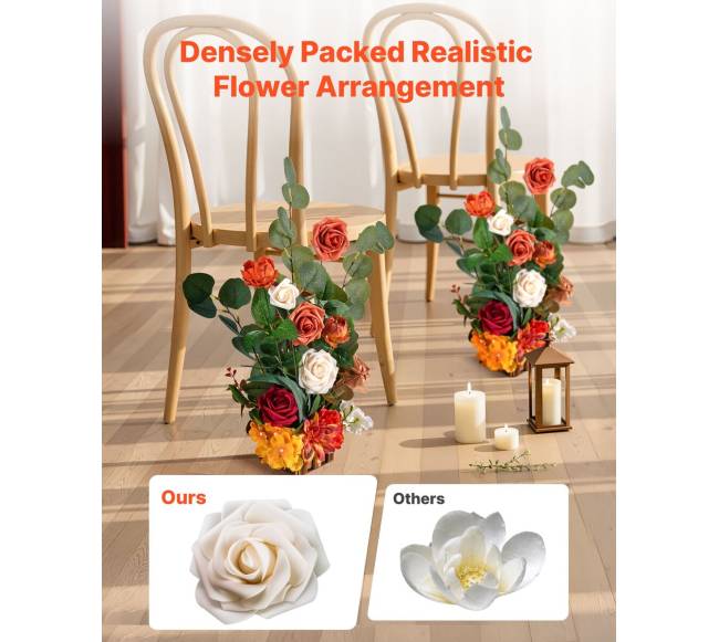 Gėlių kompozicijos vestuvėms, 4 vnt.1