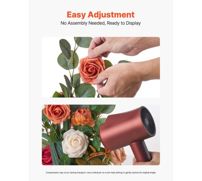 Gėlių kompozicijos vestuvėms, 4 vnt.4