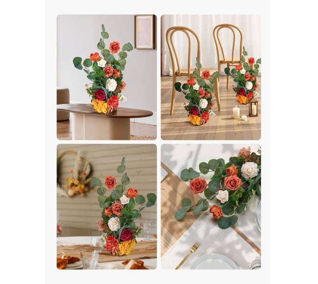 Gėlių kompozicijos vestuvėms, 4 vnt.6