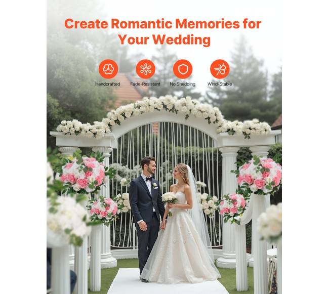 Gėlių rutuliai vestuvių dekoracijoms5