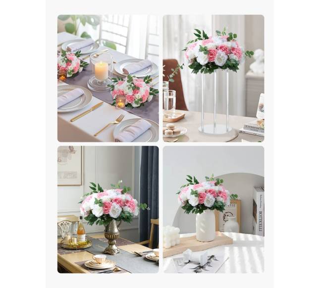 Gėlių rutuliai vestuvių dekoracijoms6