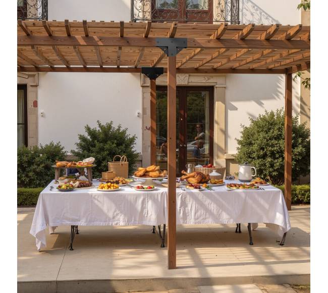 4x4 colių pergolos laikiklių rinkinys, 2 vnt.7