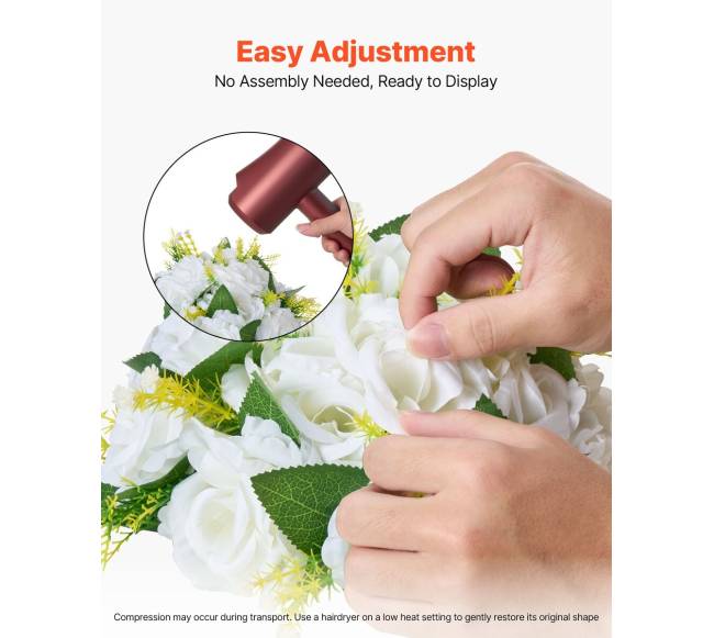 Gėlių rutuliai vestuvių centrinėms ornamentams4