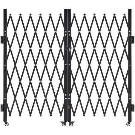 Lockable dvigubos žirklinės grotelės 320x160.5 cm0