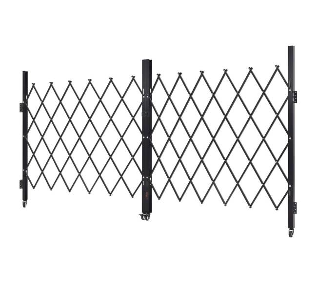 Lockable dvigubos žirklinės grotelės 320x160.5 cm8