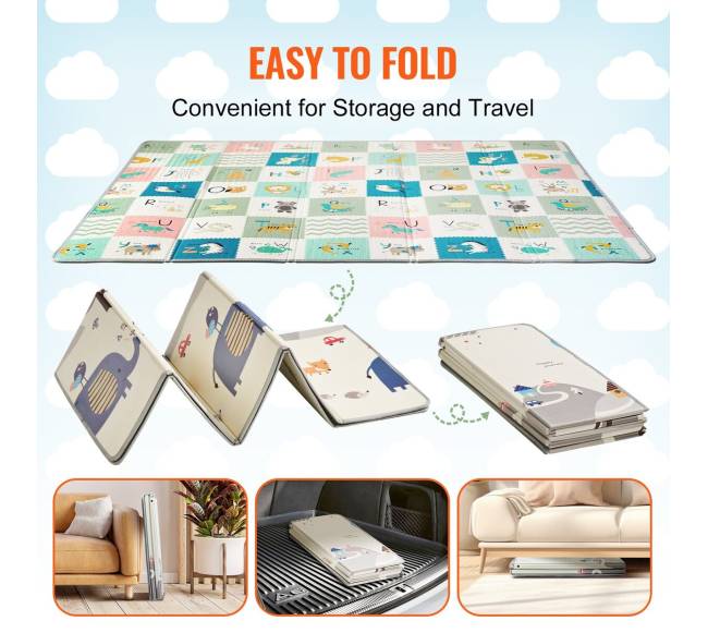 Vaikiškas kilimėlis žaidimams 180x200 cm4