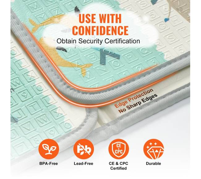 Vaikiškas kilimėlis žaidimams 180x200 cm5