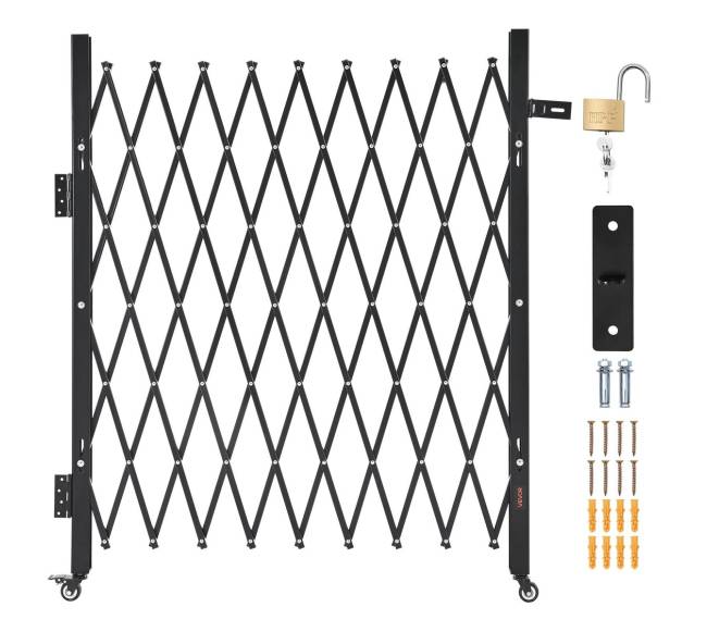 Sulankstomas apsauginis vartai su užraktu 74.80 x 51.57 cm8