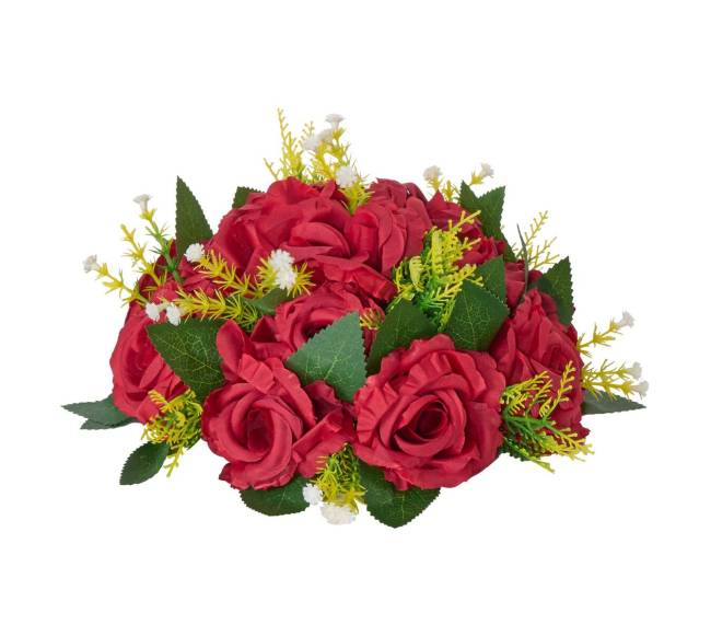 Dirbtinių gėlių rutuliai vestuvėms, 10 vnt.8