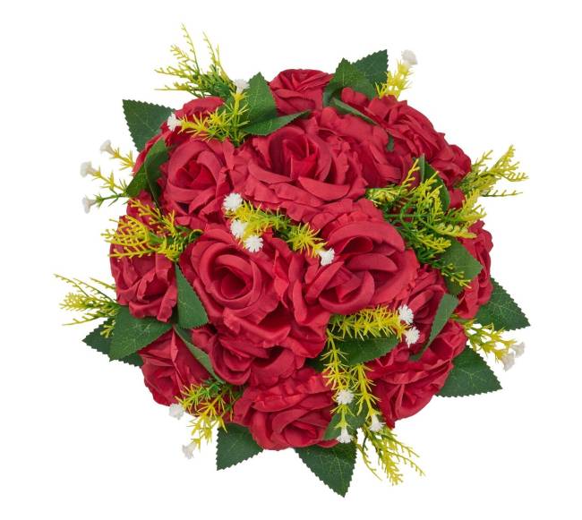 Dirbtinių gėlių rutuliai vestuvėms, 10 vnt.9