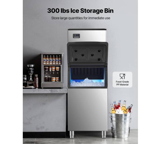 Komercinis ledo gamintojas 250 kg24h2